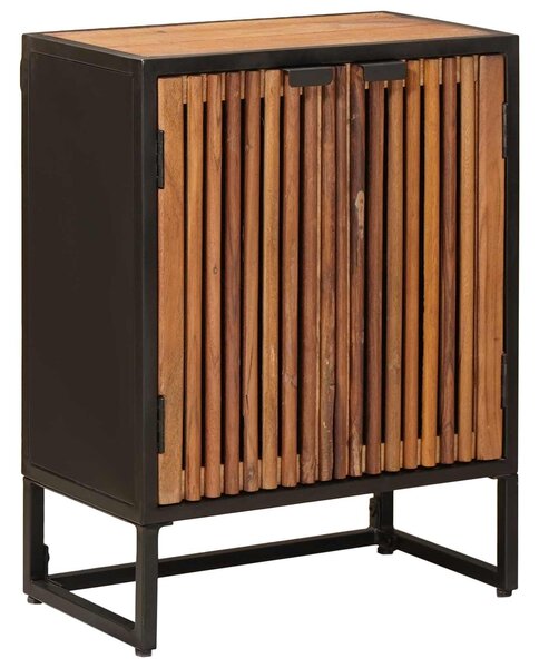 VidaXL Széf 53 x 30 x 70 cm Tömör Mangófa és Műszaki Fa