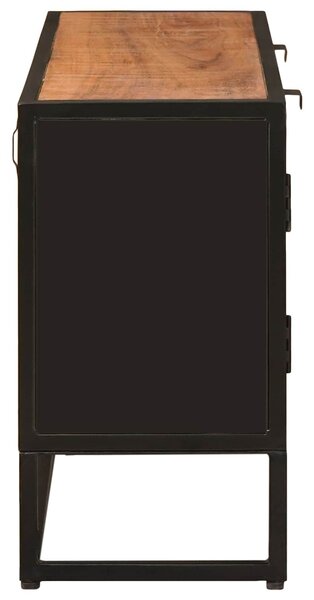 VidaXL Széf 105 x 30 x 55 cm Tömör Mangófa és Műszaki Fa