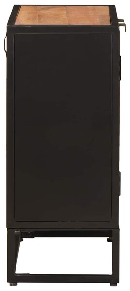 VidaXL Széf 53 x 30 x 70 cm Tömör Mangófa és Műszaki Fa