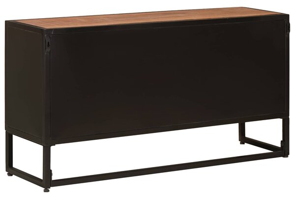VidaXL Széf 105 x 30 x 55 cm Tömör Mangófa és Műszaki Fa