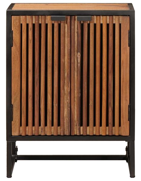 VidaXL Széf 53 x 30 x 70 cm Tömör Mangófa és Műszaki Fa