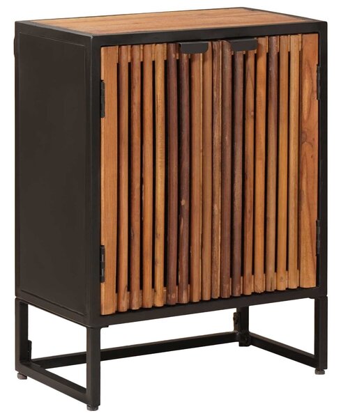 VidaXL Széf 53 x 30 x 70 cm Tömör Mangófa és Műszaki Fa
