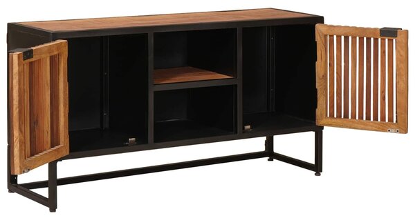 VidaXL Széf 105 x 30 x 55 cm Tömör Mangófa és Műszaki Fa