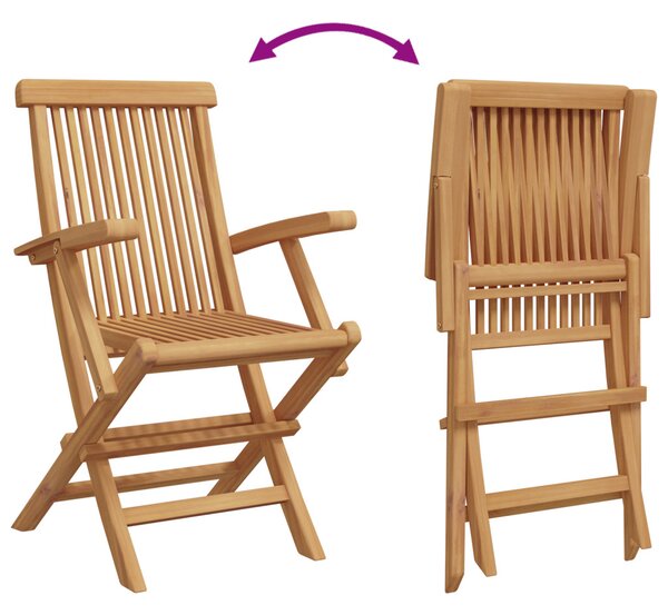 Kert étkező szett 3 pcs Barna Tömör Akácfa