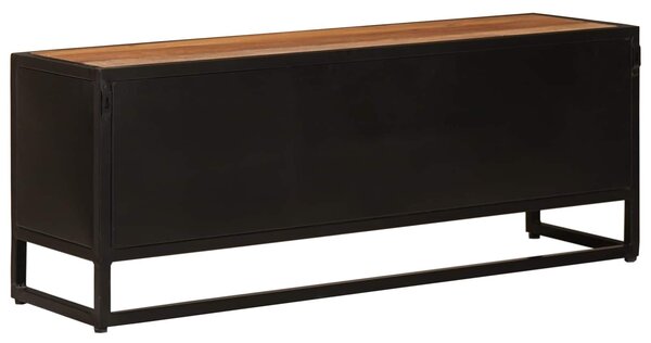 VidaXL TV szekrény 105 x 30 x 40 cm Tömör Mangófa és Műszaki Fa