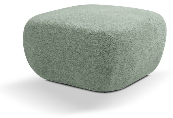 Kárpitozott zsámolykocka COBOURG - sötét menta
