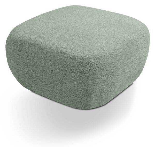 Kárpitozott zsámolykocka COBOURG - sötét menta