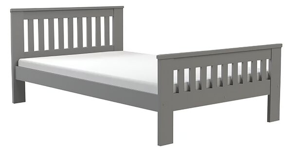 Egyszemélyes fa ágy 120x200 MEBANE - antracit
