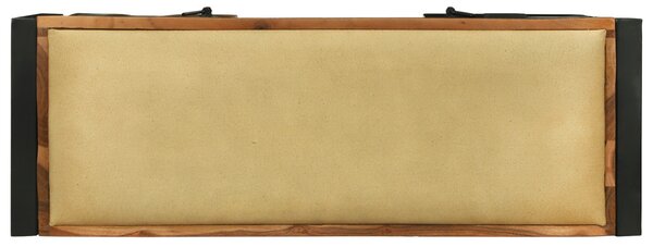 Pad szekrény multicolor 100x35x50 cm tömör újrahasznosított fa