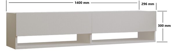 TV asztal/szekrény Agro (fehér)