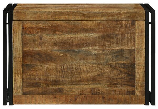 Tároló Doboz Barna és fekete 80 x 50 x 50 cm Durva Mangófa