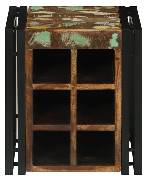 Borállvány 34.5x35x39 cm Tömör újrahasznosított fa