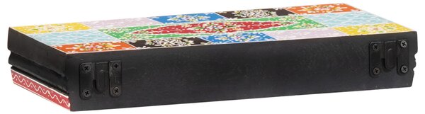 Fali Polcok 2 db 40x20x6 cm Tömbfa Mangó