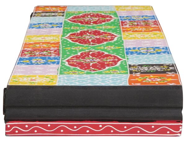 Fali polcok 2 db 100x20x6 cm tömör mangófából