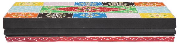 Fali Polcok 2 db 40x20x6 cm Tömbfa Mangó