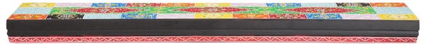 Fali polcok 2 db 100x20x6 cm tömör mangófából