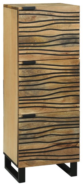 Highboard - 40x33.5x110 cm Tömör Mangófából