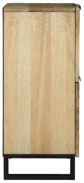 Oldalszekrény 60 x 33.5 x 75 cm - Tömör mangóból és őszi fából készült