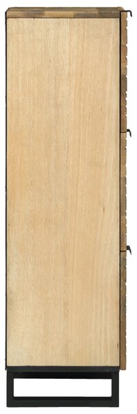Highboard - 40x33.5x110 cm Tömör Mangófából