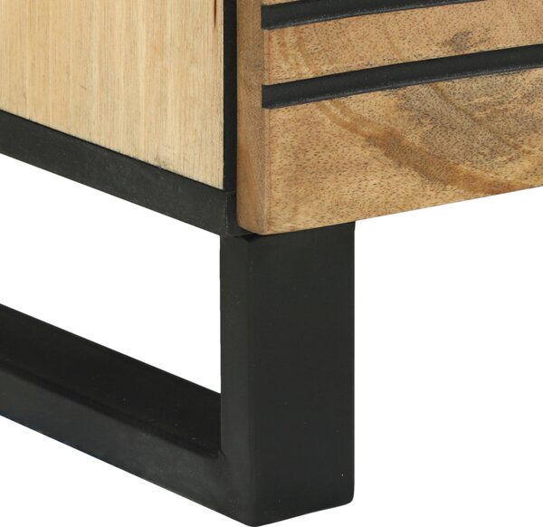 Highboard - 40x33.5x110 cm Tömör Mangófából