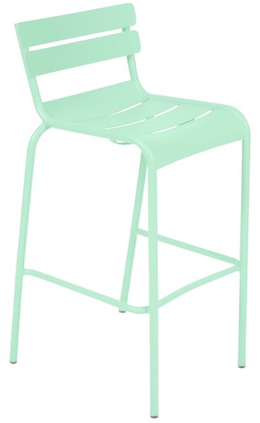 Opálzöld fém bárszék Fermob Luxembourg 80 cm