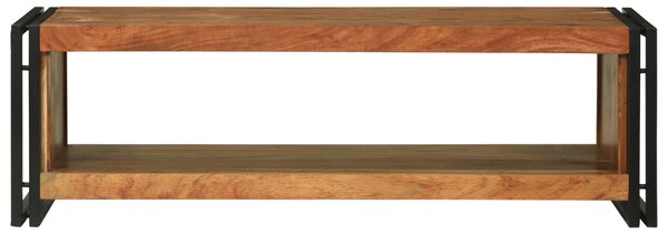 Dohányzóasztal 120x50x38 cm Tömör akácfa