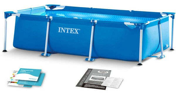 Keretes kerti medence 260 x 160 x 65 cm INTEX 28271