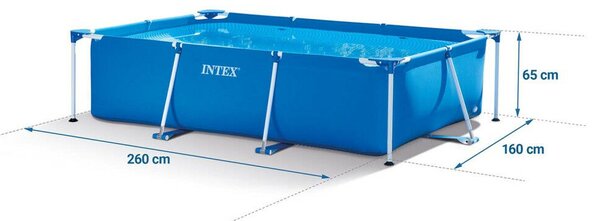 Keretes kerti medence 260 x 160 x 65 cm INTEX 28271