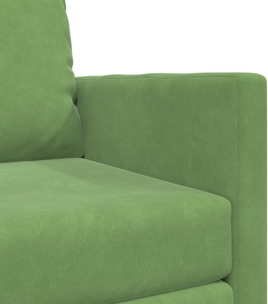 VidaXL Kanapéágy 60cm Világos zöld Bársony