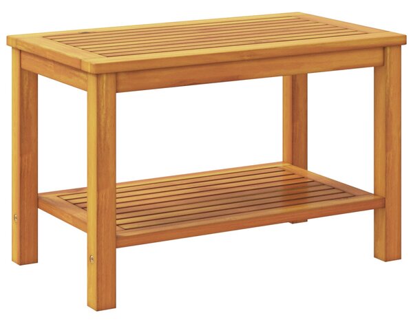 Dohányzóasztal 70x40x45 cm Tömör akácfából