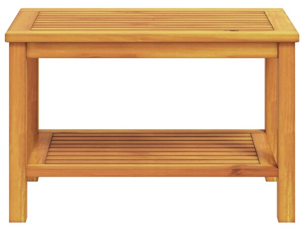 Dohányzóasztal 70x40x45 cm Tömör akácfából