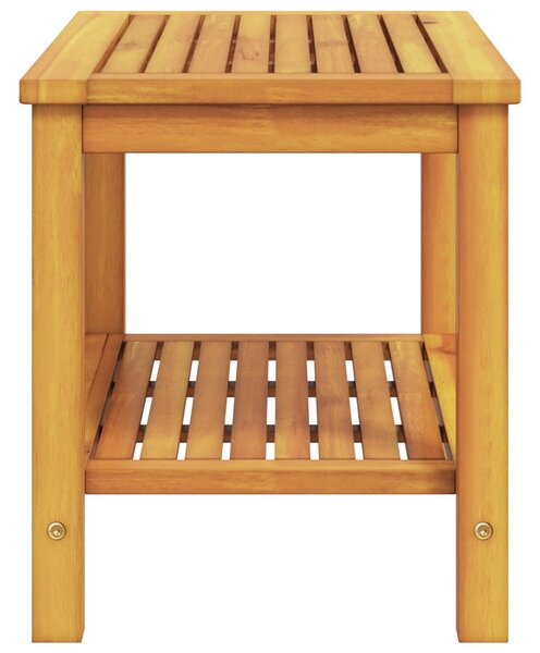 Dohányzóasztal 70x40x45 cm Tömör akácfából