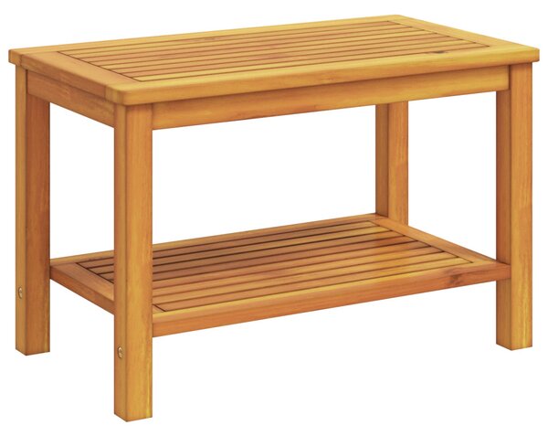 Dohányzóasztal 70x40x45 cm Tömör akácfából