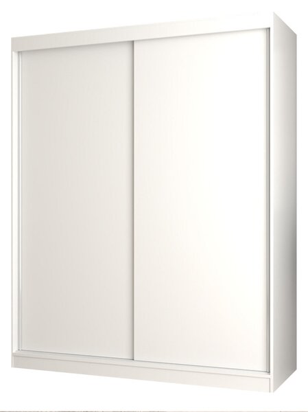 Aldabra IGA 160 B tolóajtós gardróbszekrény 120x61x200, sima, fehér