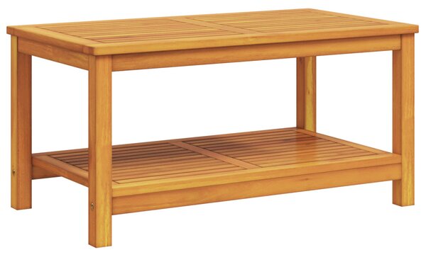 Dohányzóasztal 90x50x45 cm Tömör akácfából