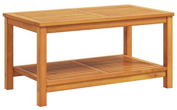 Dohányzóasztal 90x50x45 cm Tömör akácfából