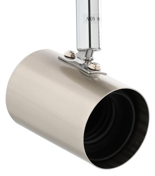 Mennyezeti Spotlámpa 3 Irányban Állítható Brushed Nickel GU10