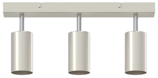 Mennyezeti Spotlámpa 3 Irányban Állítható Brushed Nickel GU10