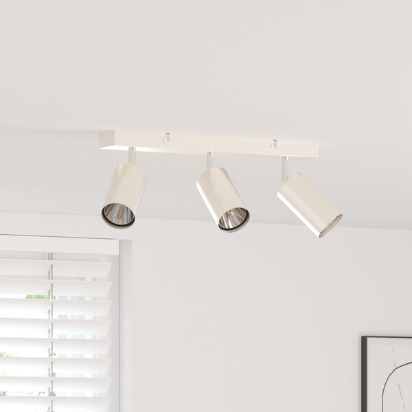 Mennyezeti Spotlámpa 3 Irányban Állítható Brushed Nickel GU10