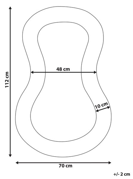 Falitükör PLANCHEZ 70 cm 112 cm Buklé Rózsaszín