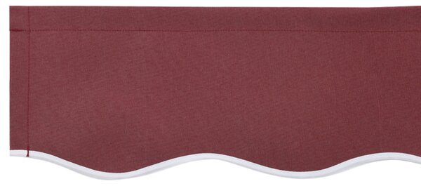 VidaXL Napellenző díszél csere Burgundi 230 x 20 cm Poliészter
