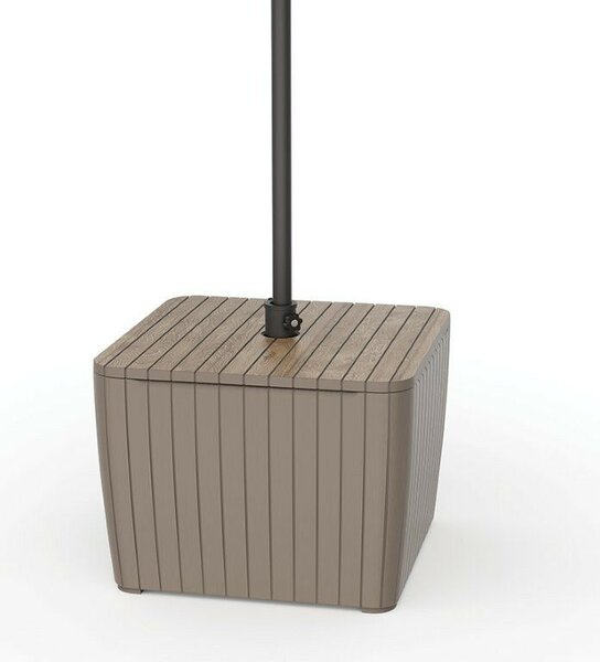 Keter Luzon Deco ashwood / cappuccino kerti asztal