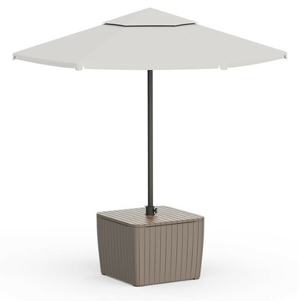 Keter Luzon Deco ashwood / cappuccino kerti asztal