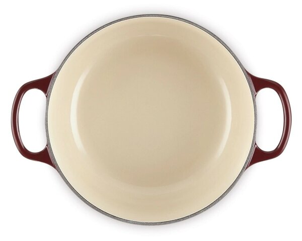 Le Creuset Signature kerek Öntöttvas Sütőtál 31cm - Bordó