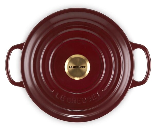 Le Creuset Signature kerek Öntöttvas Sütőtál 31cm - Bordó