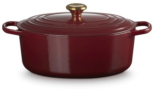 Le Creuset Signature kerek Öntöttvas Sütőtál 31cm - Bordó