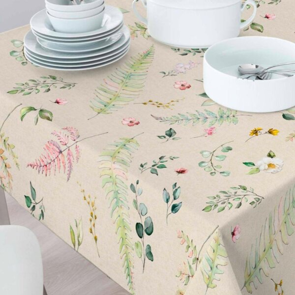 Prémium impregnált modern asztalterítő - BOTANICAL