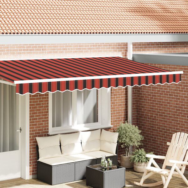 VidaXL Napellenző Valance 4 m Kerethez Többszínű 3.8x0.2 m