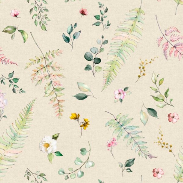 Prémium impregnált modern asztalterítő - BOTANICAL