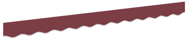 VidaXL Napellenző díszél csere Burgundi 230 x 20 cm Poliészter